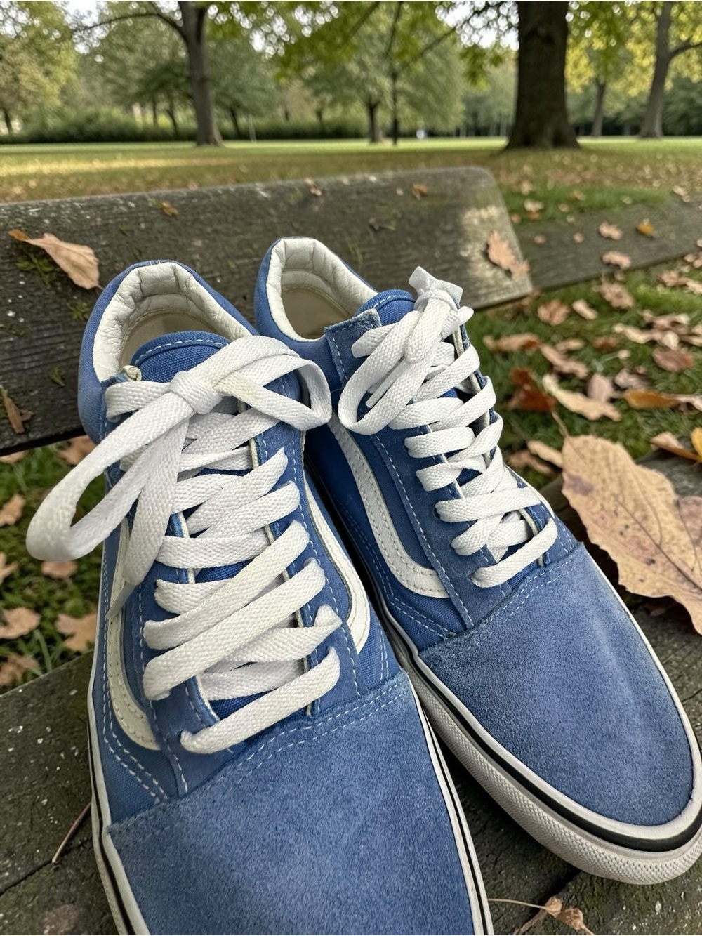 Vans Old Skool Suede/Canvas Sneakers. Ultramarine Blue. Men’s Size:10